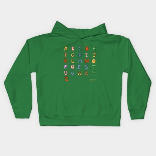 nunuu Alphabet Kids Hoodie